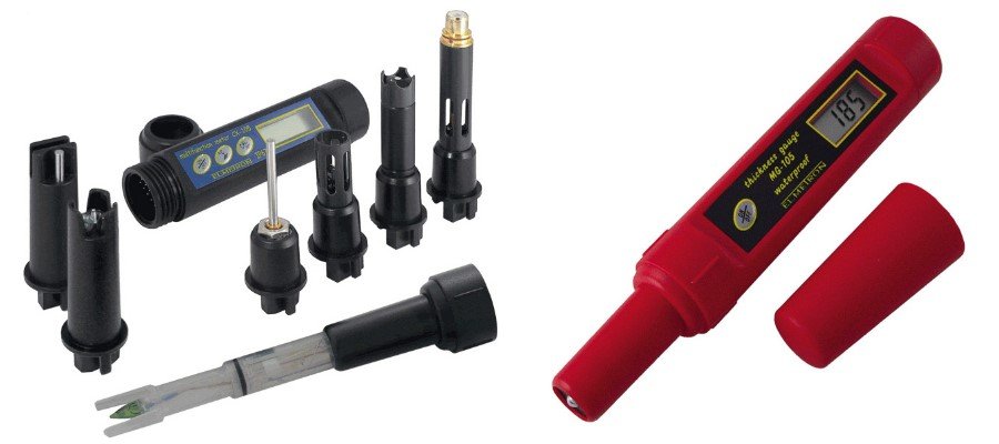 Ölçüm cihazları, pH metreler, iletkenlik ölçerler, oksijen ölçerler, kalınlık ölçerler, termometreler 02